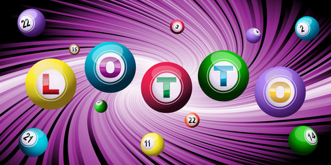 Wall Mural - Lotto background