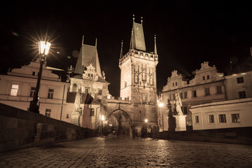 Sticker - Prague. Charles bridge