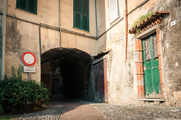 Wall Mural - beautiful ancient streets of the Italian city