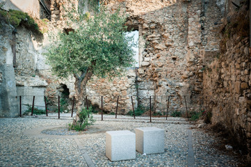 Wall Mural - beautiful ancient streets of the Italian city