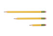 Isolated yellow pencil
