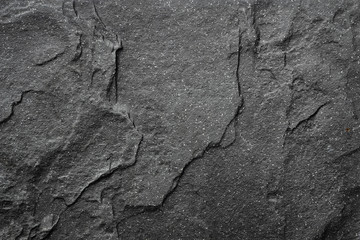 Dark grey black slate background or texture.