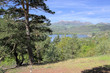 Blick auf den Lac Chambon und die Monts Dore, Vulkanauvergne