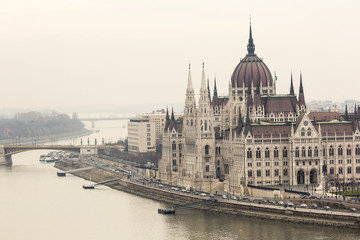 Wall Mural - Parliament in Budapest, capital city of Hungary, Europe