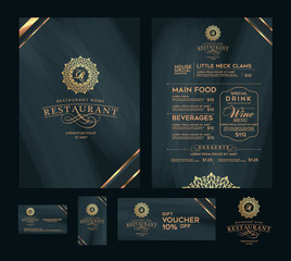 Wall Mural - Creative menu design.