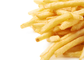 Poster - Pile of a french fries isolated