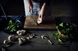 © Hanlie Joubert - chopping mushrooms 1