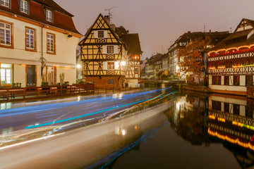 Sticker - Strasbourg. Petite France district in the old city.