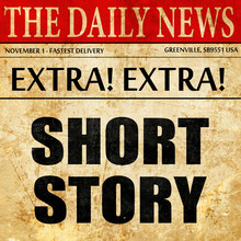 Short Story, Article Text In Newspaper
