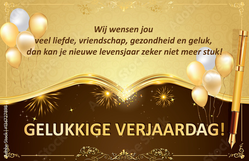 Wij wensen jou veel liefde, vriendschap, gezondheid en geluk, dan  Wij wensen jou veel liefde, vriendschap, gezondheid en geluk, dan