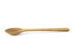 © Makovetskaya - Kitchen wooden spoon isolated on a white background. Selective focus.