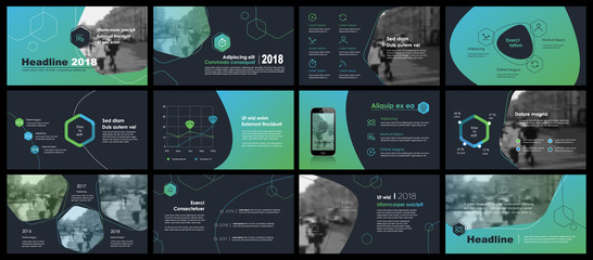 Canvas Print - elements for infographics and presentation templates.