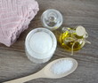 © milenie - Natural ingredients for homemade body salt scrub