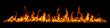 © Vero - Fire panorama on a black background.