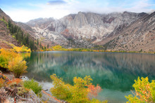 Convict Lake In Sierra Nevada Mountains.