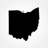 Fototapeta  - map of the U.S. state of Ohio 