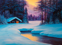 Painting Winter Forest