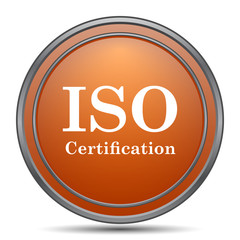 Canvas Print - ISO certification icon