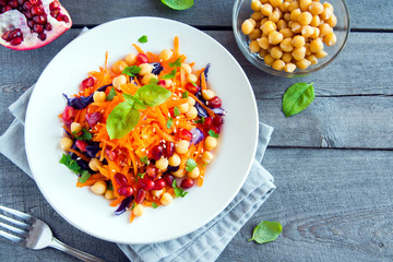 Poster - Chickpea and veggie salad