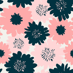 Poster - abstract floral pattern