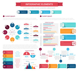 Poster - Infographic element set for presentation design