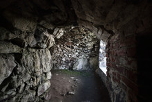 Dungeons And Tunnels In Suomenlinna Fortress In Helsinki, Finland