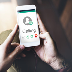 Wall Mural - calling communication connect networking concept