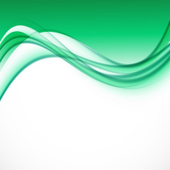 Poster - Abstract wave design background