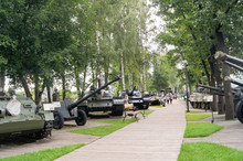 Museum Of Military Equipment Among The Trees.