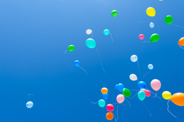 colourful balloons_カラフルな風船