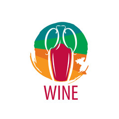 vector logo wine