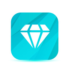 Sticker - Creative Glass App Icon - Vector