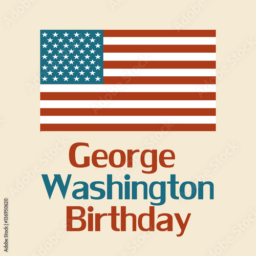 George Washington's birthday Stock Illustration | Adobe Stock