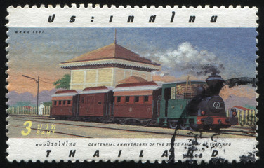 Poster - goods train