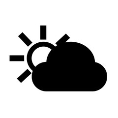 cloud sun icon