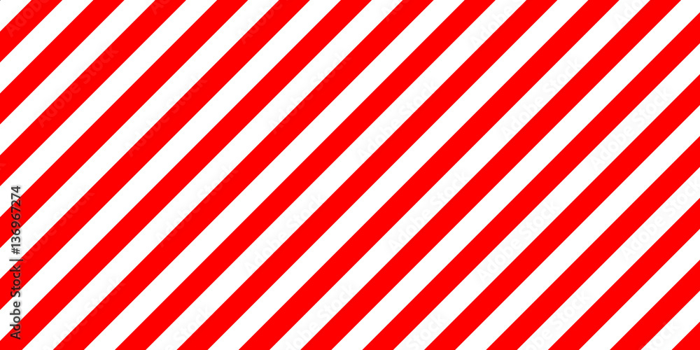 red and white stripes diagonally sign, the size load - obrazy, fototapety, plakaty 