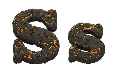 Sticker - Lava font.