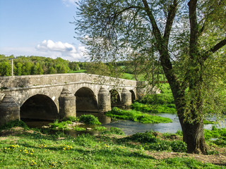 Bridge at Autigny La Tour, Vosges, France