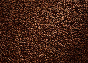 Coffee beans texture