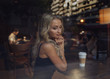 © xo4uphoto - Beautiful girl and man in the cafe. Blind date