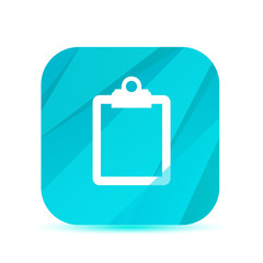 Sticker - Creative Glass App Icon - Vector
