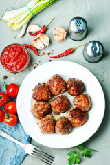 Canvas Print - meatballs