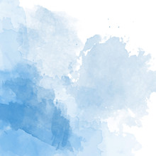 Blue Watercolor Background Vector