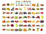 Fototapeta Pokój dzieciecy - set of fruits and vegetables as background