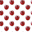 Seamless watercolor pattern of cherry on a white background can be used for fabric, textile, wrapping paper, phone case