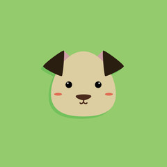 Poster - Dog Cartoon face