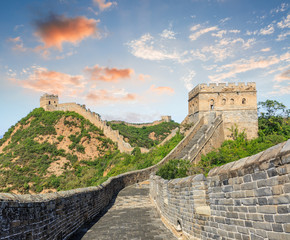 Beautiful and spectacular Great Wall of China