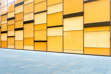 Sticker - glass curtain wall background