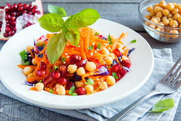 Poster - Chickpea and veggie salad