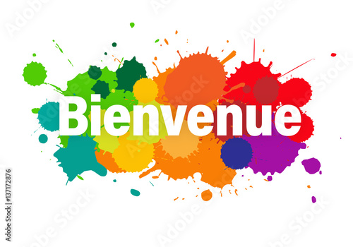 Bienvenue Vecteur Stock Adobe Stock